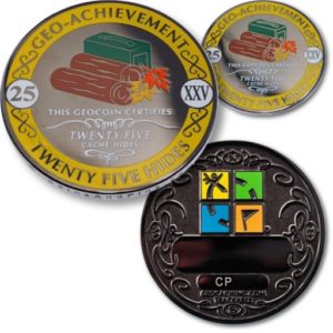 25 Hides Geo-Achievement Award Coin Set