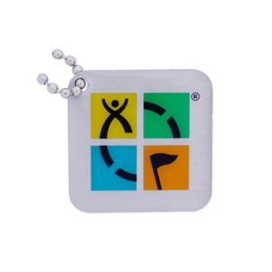 Geocaching Logo Travel Tag- Four Color